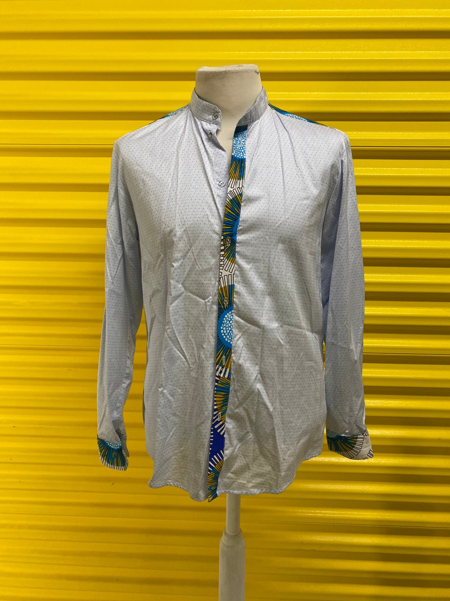 chemise homme popeline et wax