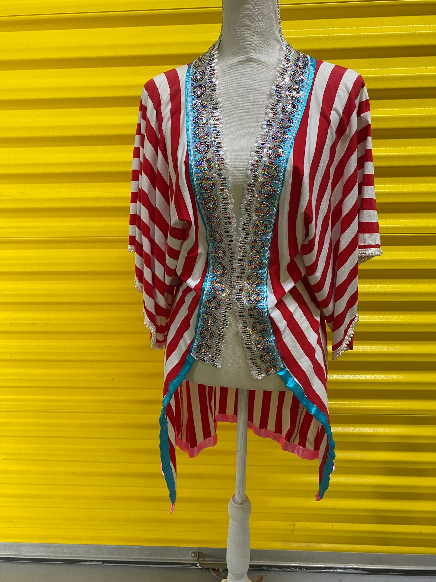 Kimono en jersey Disfruta la vida Ibiza