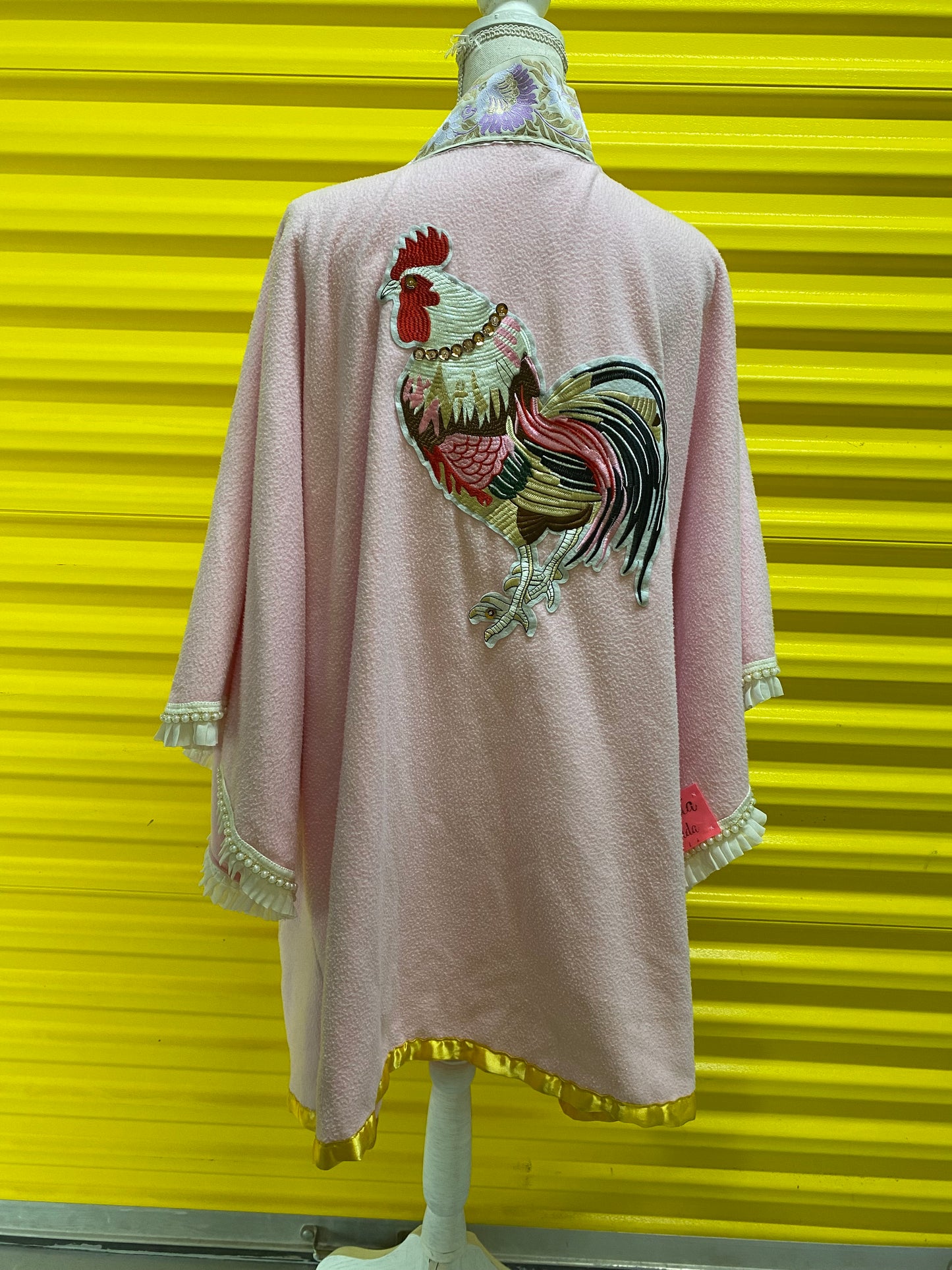 Kimono en polaire rose Disfruta la vida Ibiza