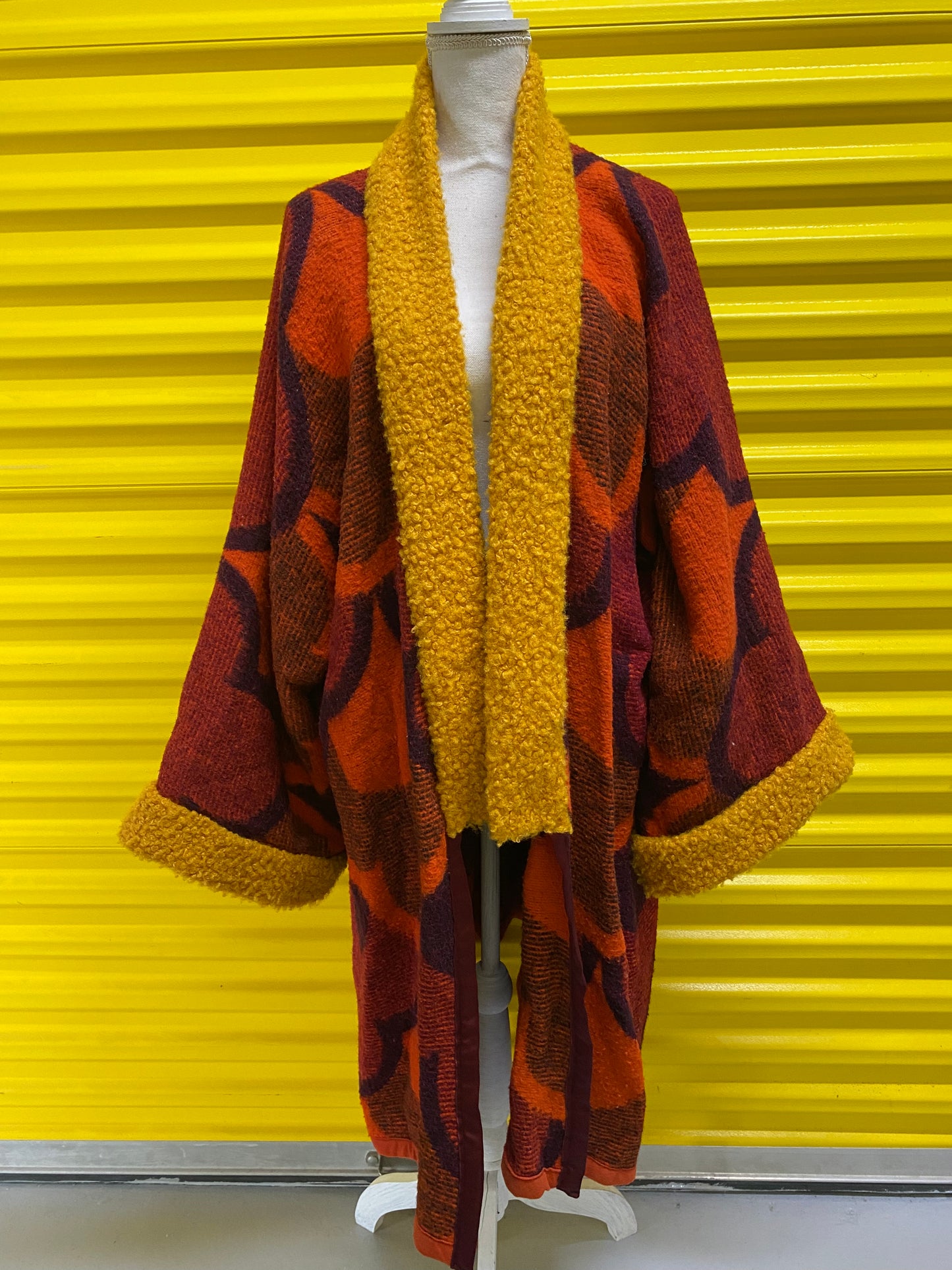 Kimono en laine Disfruta la vida Ibiza
