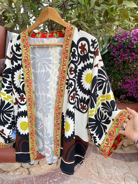 kimono motif polynésien