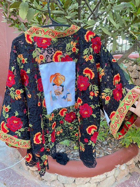 kimono en dentelle