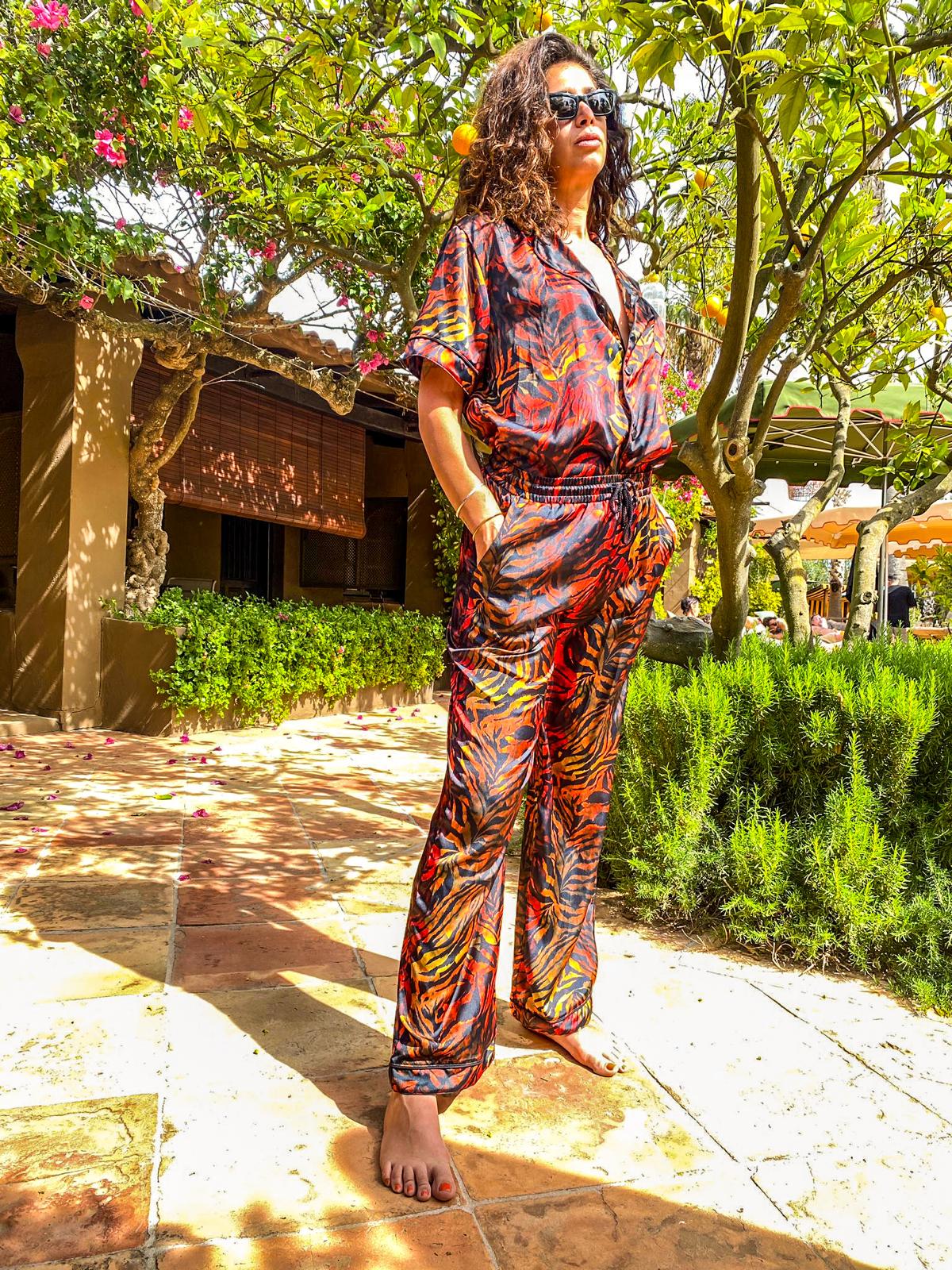 pyjama zebre rouge pant