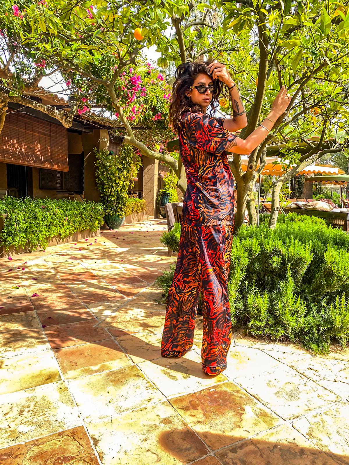 pyjama zebre rouge pant