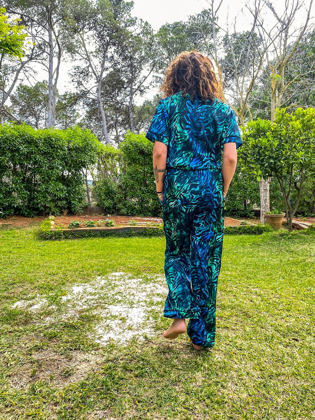 Pyjama Zebra Blue unisexe