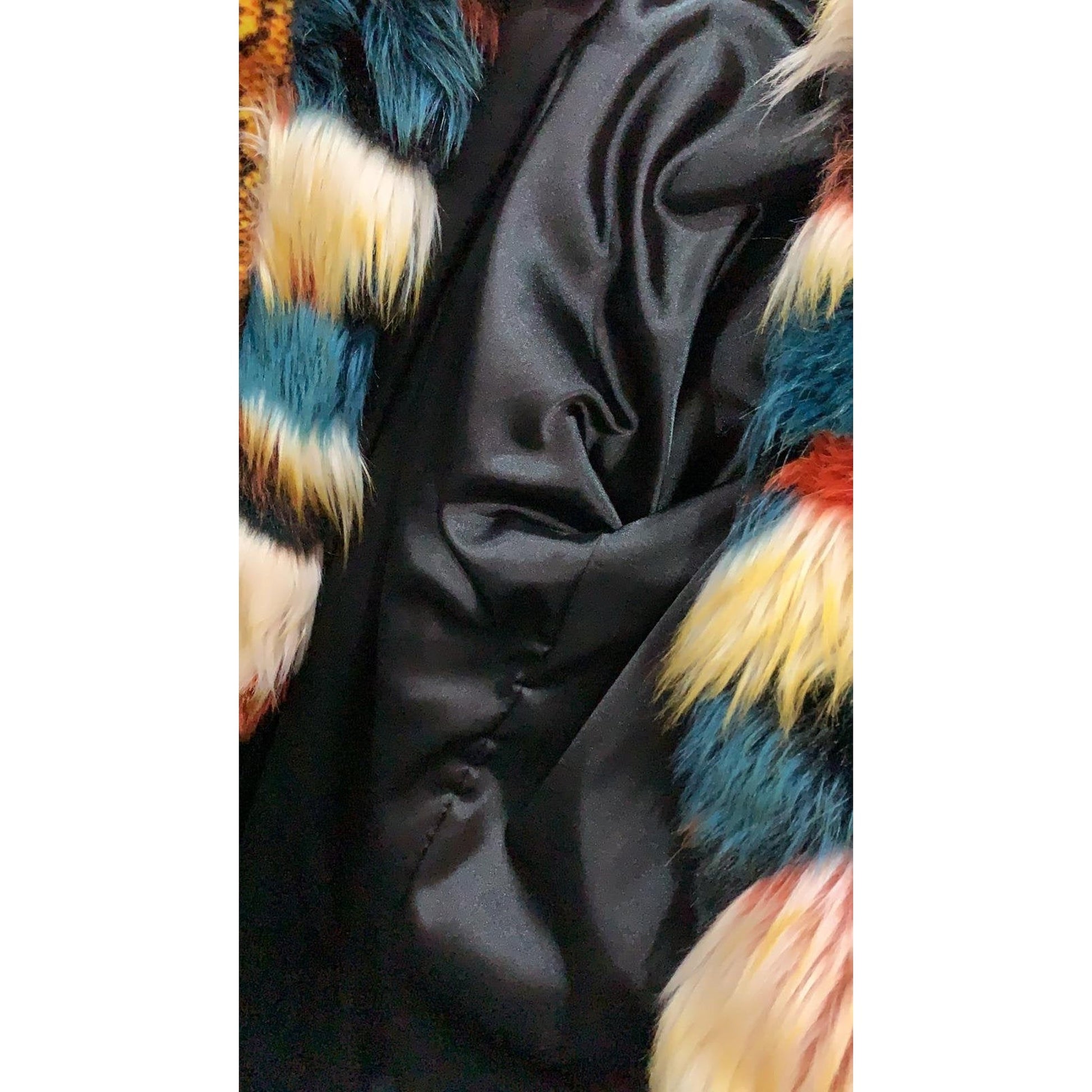 Kimono fourrure végan serpent Disfruta la vida Ibiza