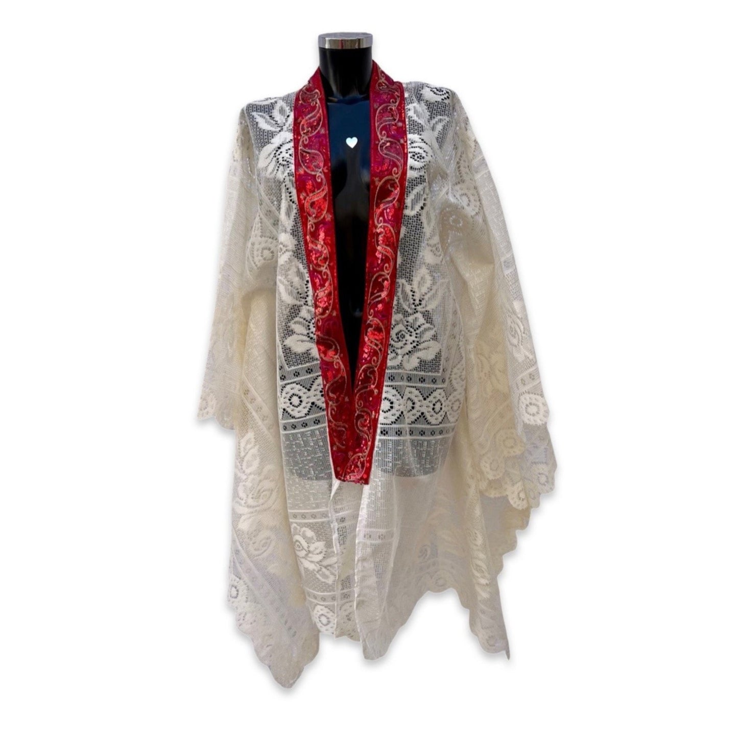 Kimono dentelle Picasso Disfruta la vida Ibiza